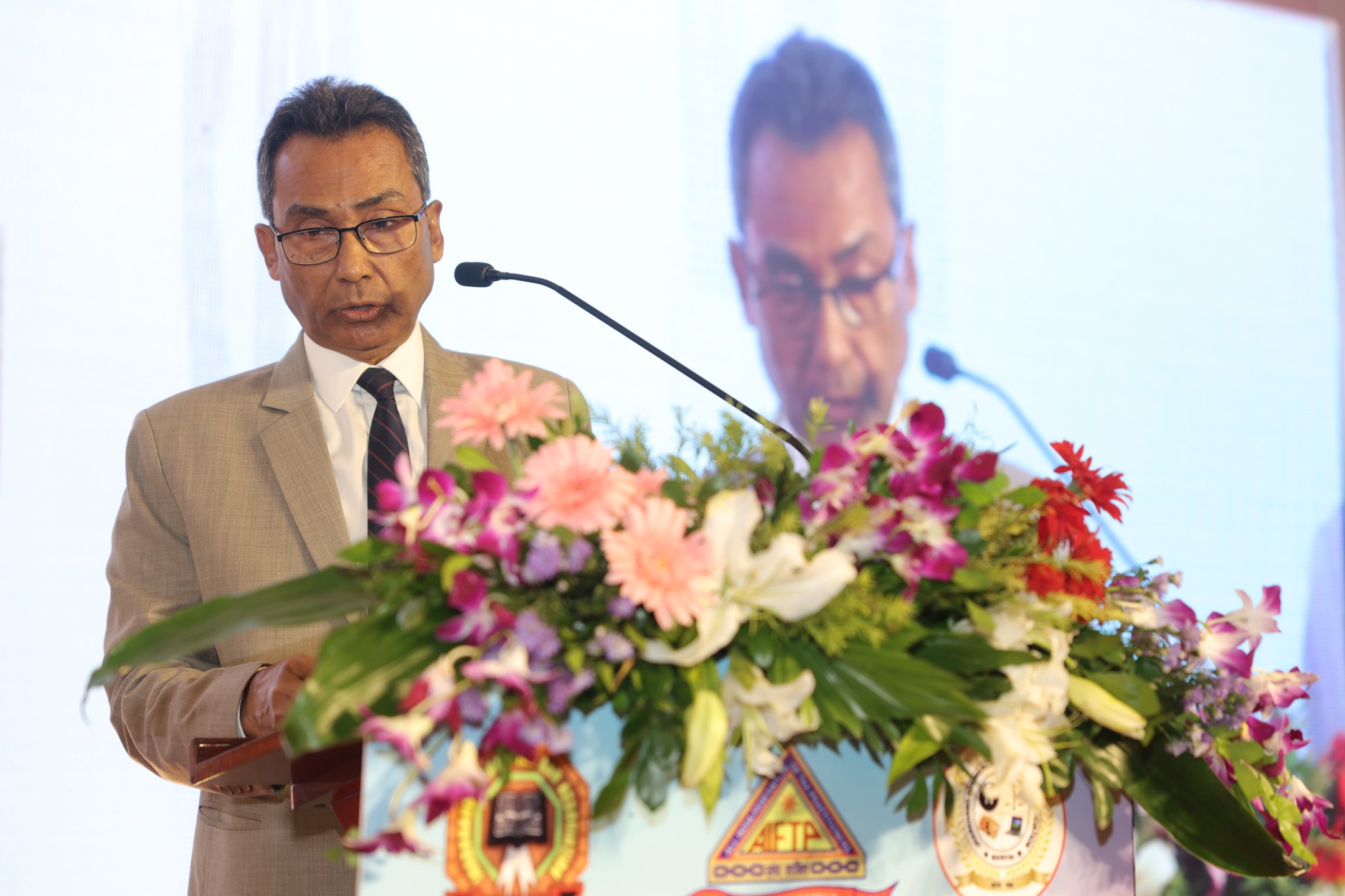 Shri Shantanu Choudhary, Chairman, AIFTP-EZ addressing the gathering.