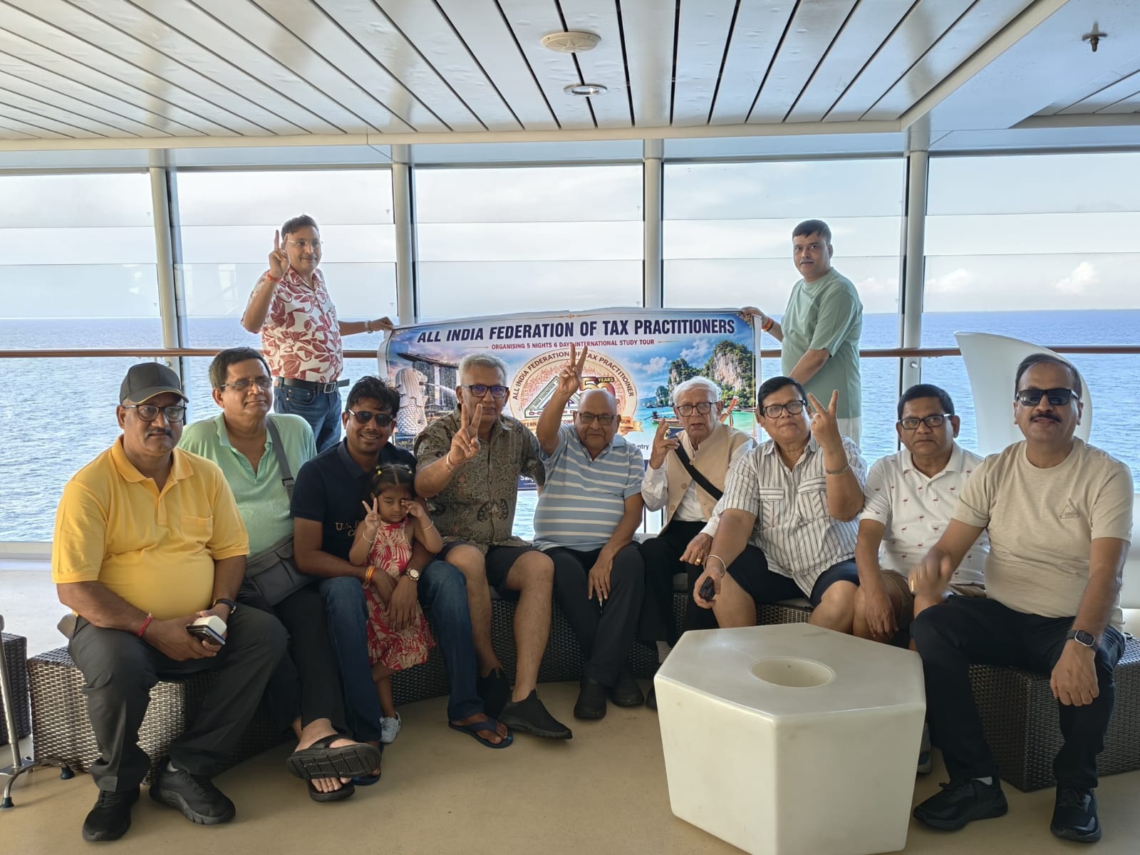Members at Cruise during Phuket tour.