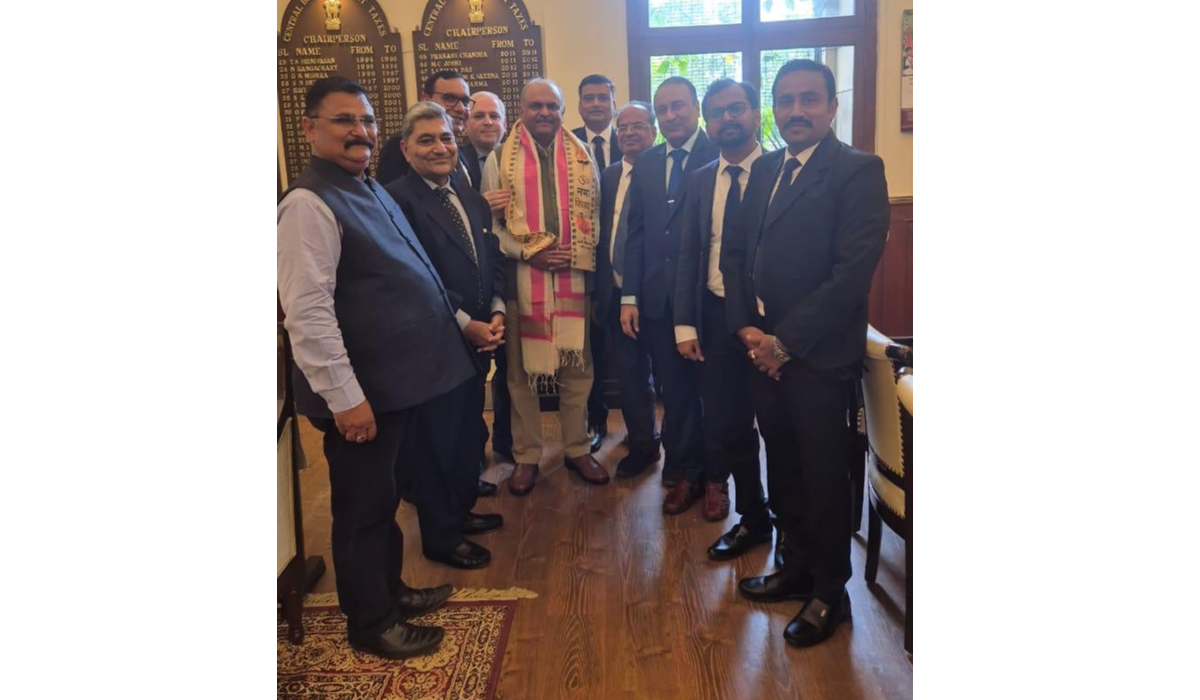 AIFTP Delegation Lead By National President Samir Jani Met CBDT Chairman Ravi Agrawal and GSTAT PRESIDENT Sanjay Mishraji  at Delhi on 8th July 2025.