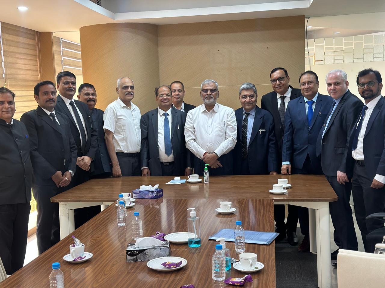 AIFTP Delegation Lead By National President Samir Jani Met CBDT Chairman Ravi Agrawal and GSTAT PRESIDENT Sanjay Mishraji  at Delhi on 8th July 2025.