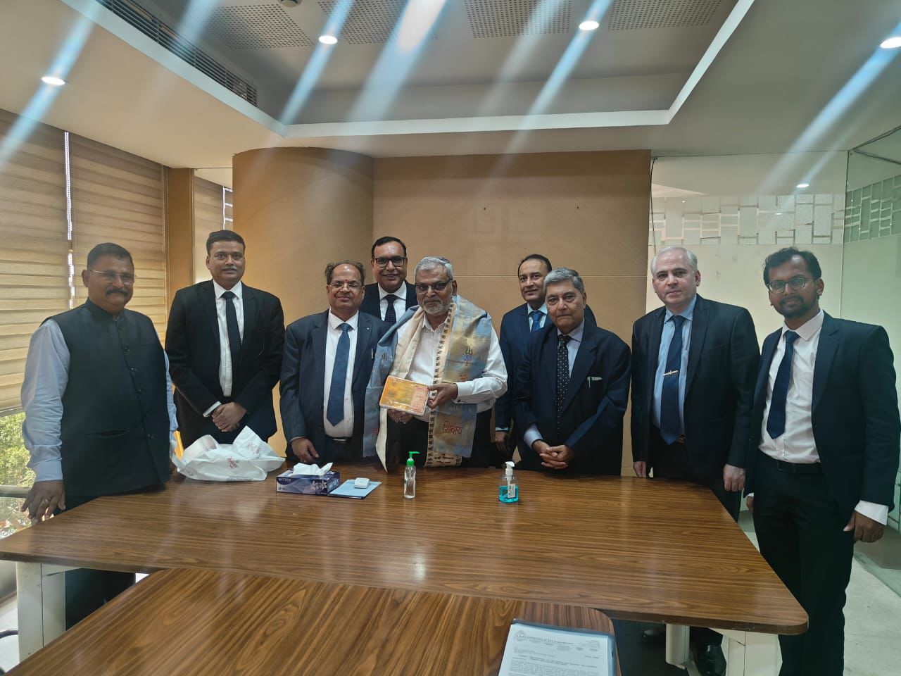 AIFTP Delegation Lead By National President Samir Jani Met CBDT Chairman Ravi Agrawal and GSTAT PRESIDENT Sanjay Mishraji  at Delhi on 8th July 2025.